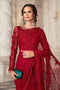 Couture Red Saree